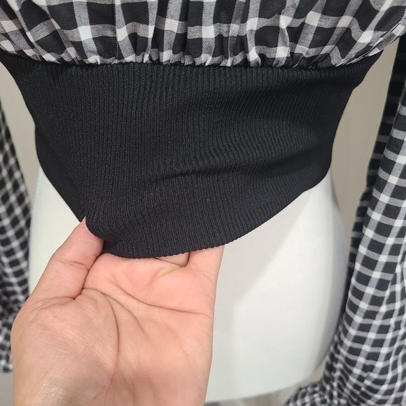 ZARA GINGHAM TOP SIZE small - Picture 3 of 8